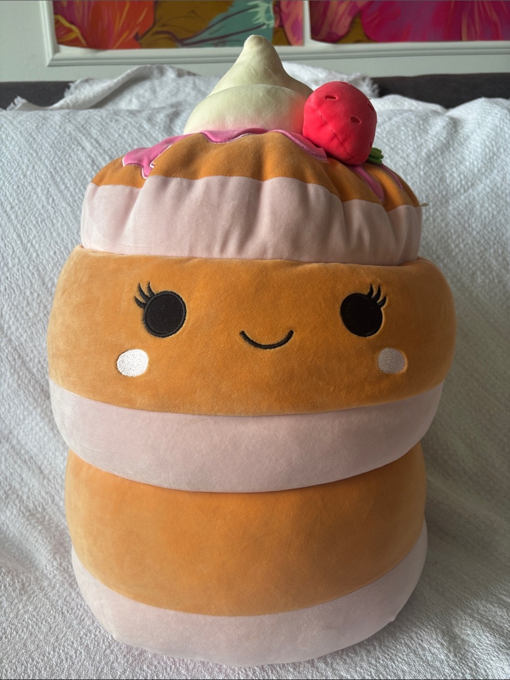 Squishmallows Dessert Stack Plush in Orange, Pink, Cream & Red